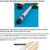 Athena pool stick and hard leather case