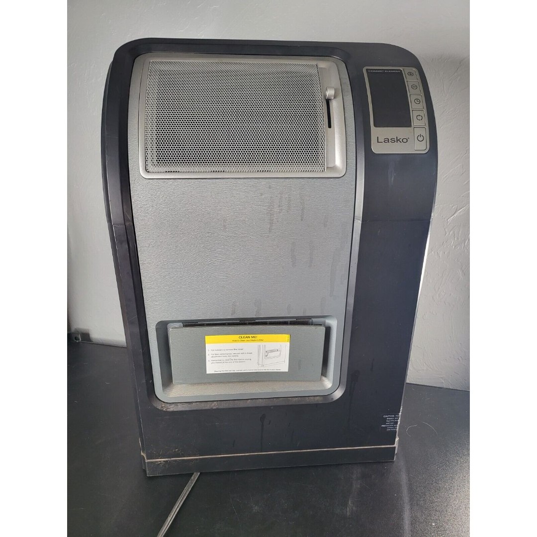 Lasko Cyclonic Ceramic Heater 1500-Watt Auto Shut Off Digital Display Plastic
