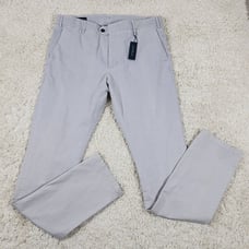 Peter Millar Collection Pants Mens 40 Grey Concorde Garment Dyed Cotton Chino