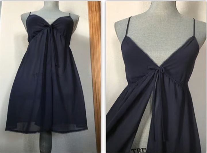 Victoria's Secret Navy BabyDoll Slip Lingerie