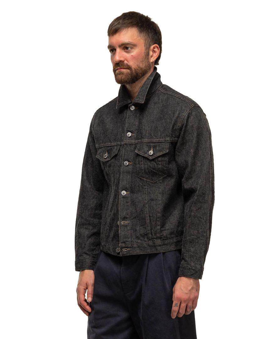 A.PRESSE / Black Denim Trucker Jacket