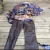 NWT Siena Studio Brwn Leather Pants Gold