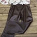 NWT Siena Studio Brwn Leather Pants Gold