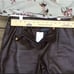 NWT Siena Studio Brwn Leather Pants Gold