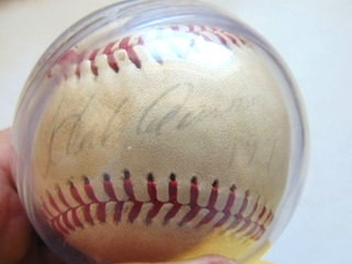Hank Aaron Baseball Autographed 1977 Signed Official Major League Base Ball