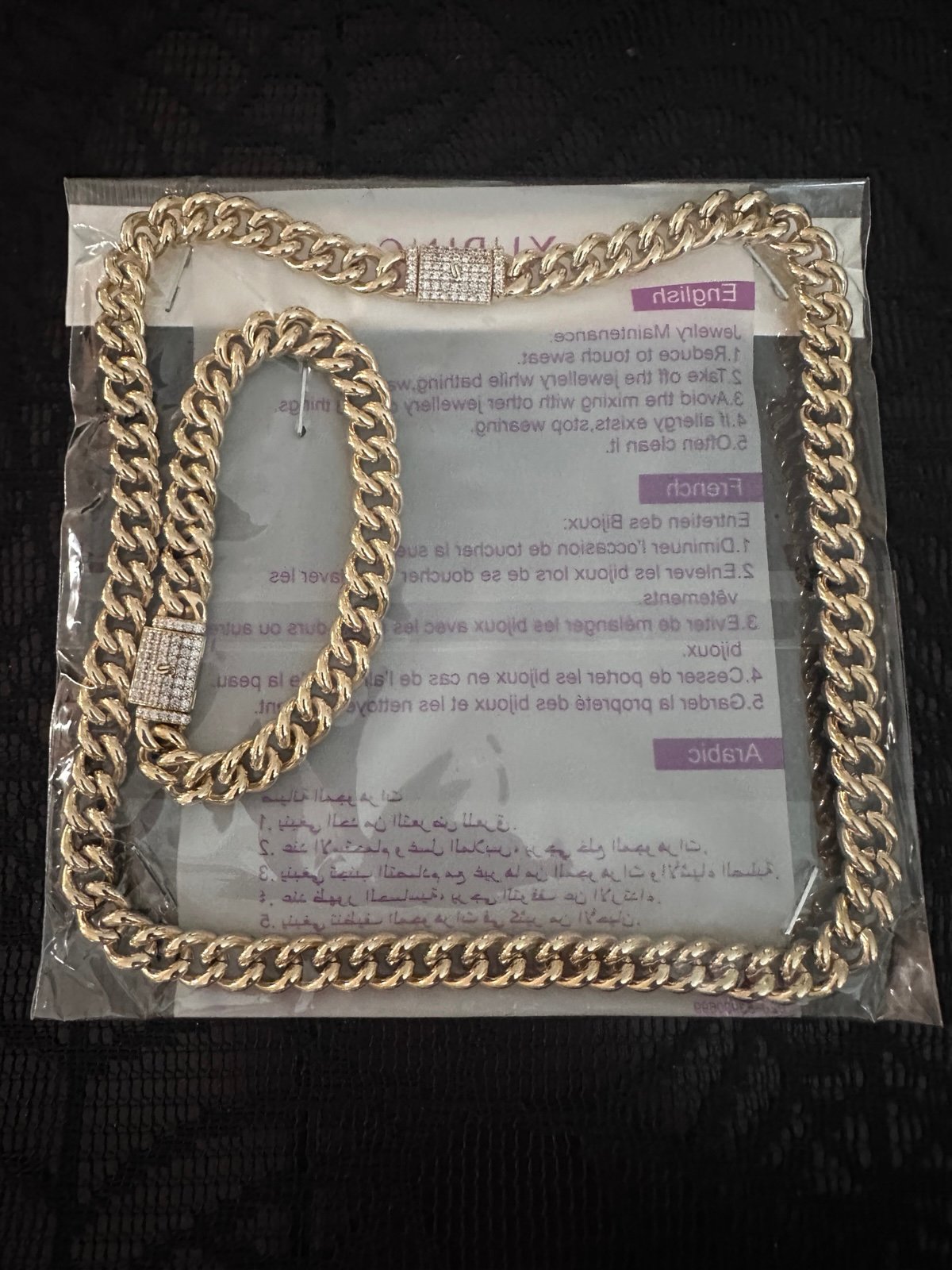 Baby Monaco Necklace and Bracelet