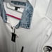 Diesel white short sleeve denim collar polo shirt