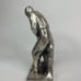 VINTAGE WEIDLICH BROTHERS SILVERED METAL BOBBY JONES GOLF STATUE FIGURINE WB