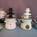 3 Tier Chocolate Fondue Fountain - Electric Stainless Chocolate Dipping Warmer