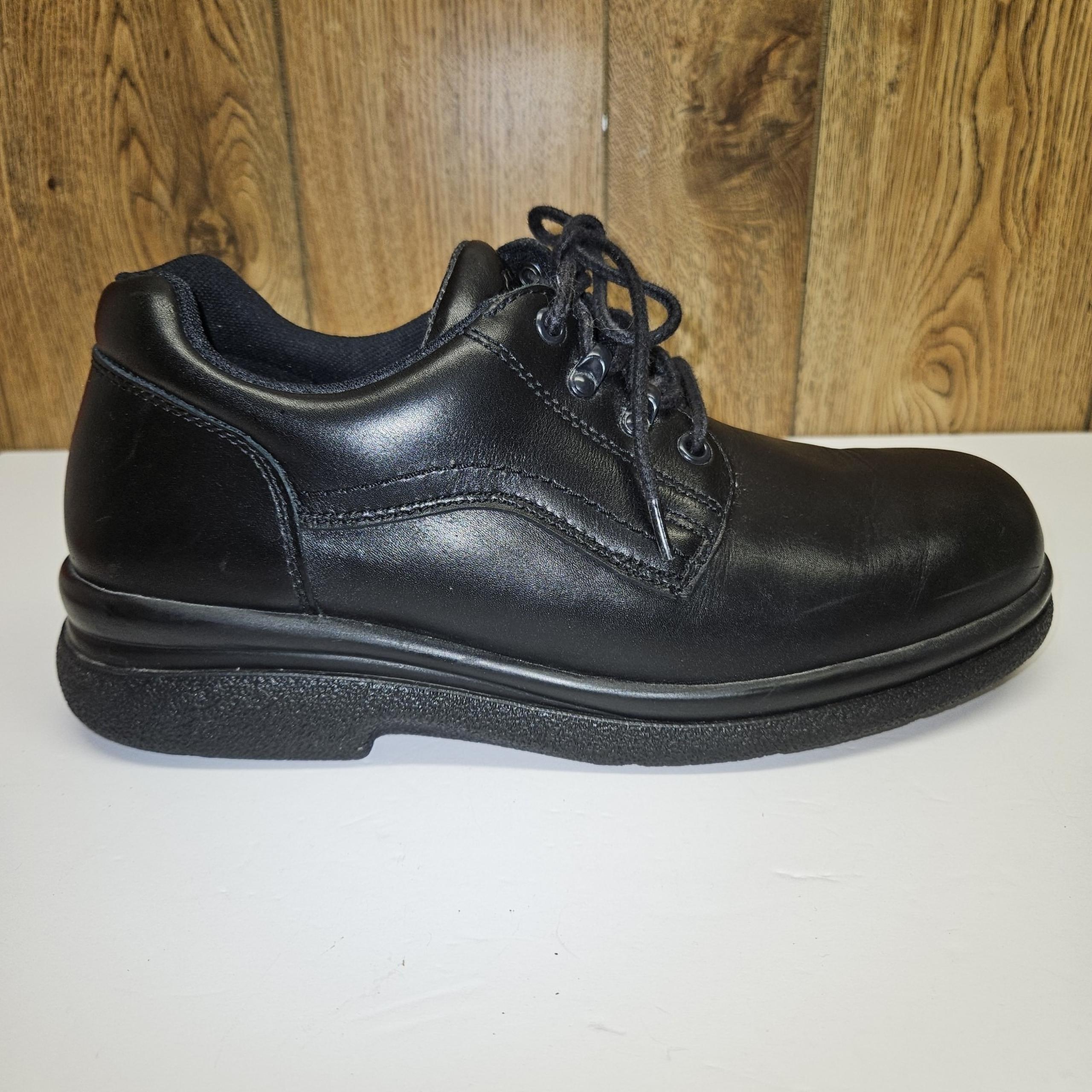 Red Wing Shoes Mens Size 9E Black Leather Oxford Work Shoes 8618 SD Non Slip USA