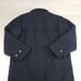 Vintage Woolrich Wool Overcoat Men Large Blue Lined Full Zip Midlength Heavy USA