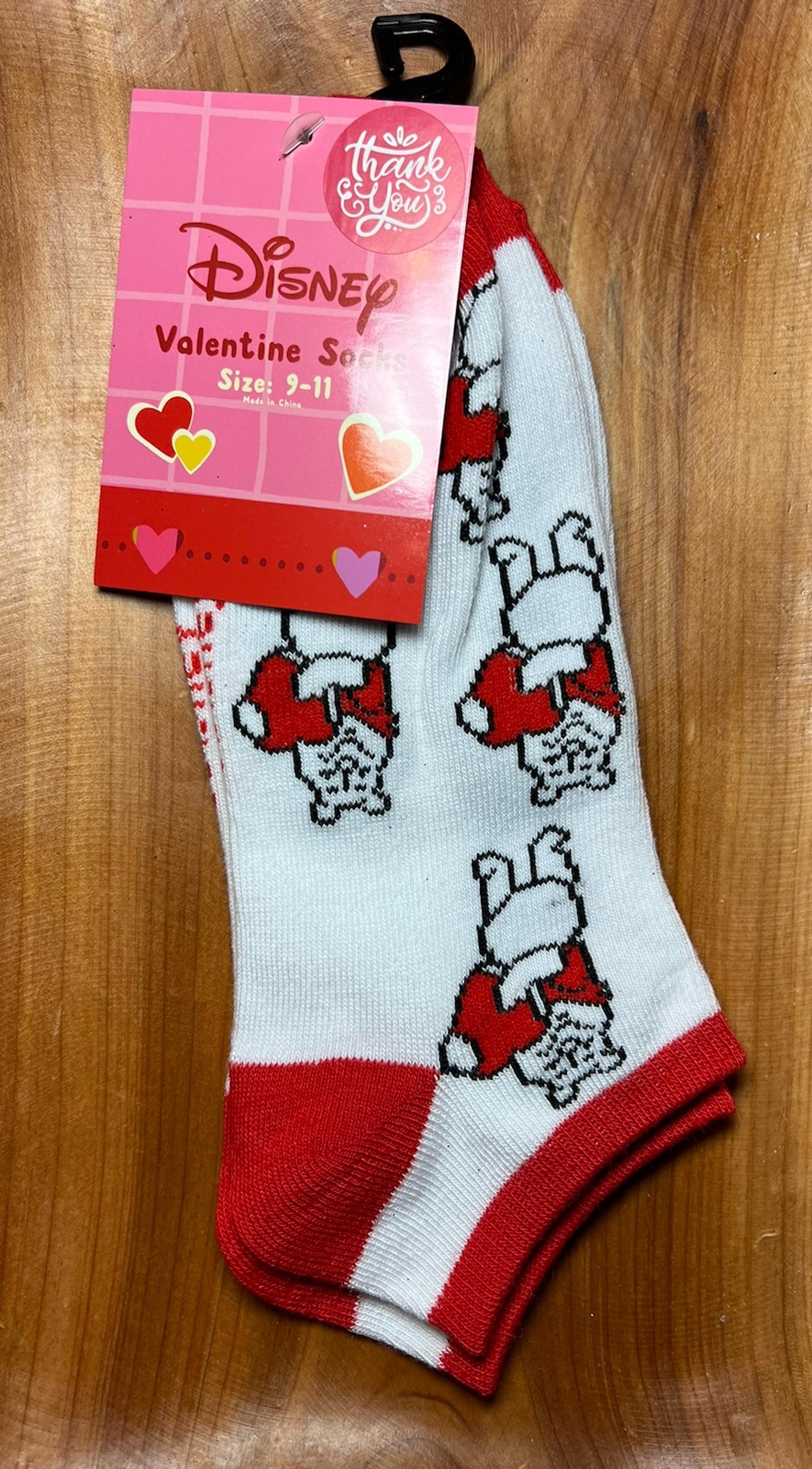 Disney Winnie the Pooh Valentine’s Day ankle socks :)