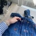 Big Smith Carpenter / Farmer Bib Denim Overalls Mens 46x30