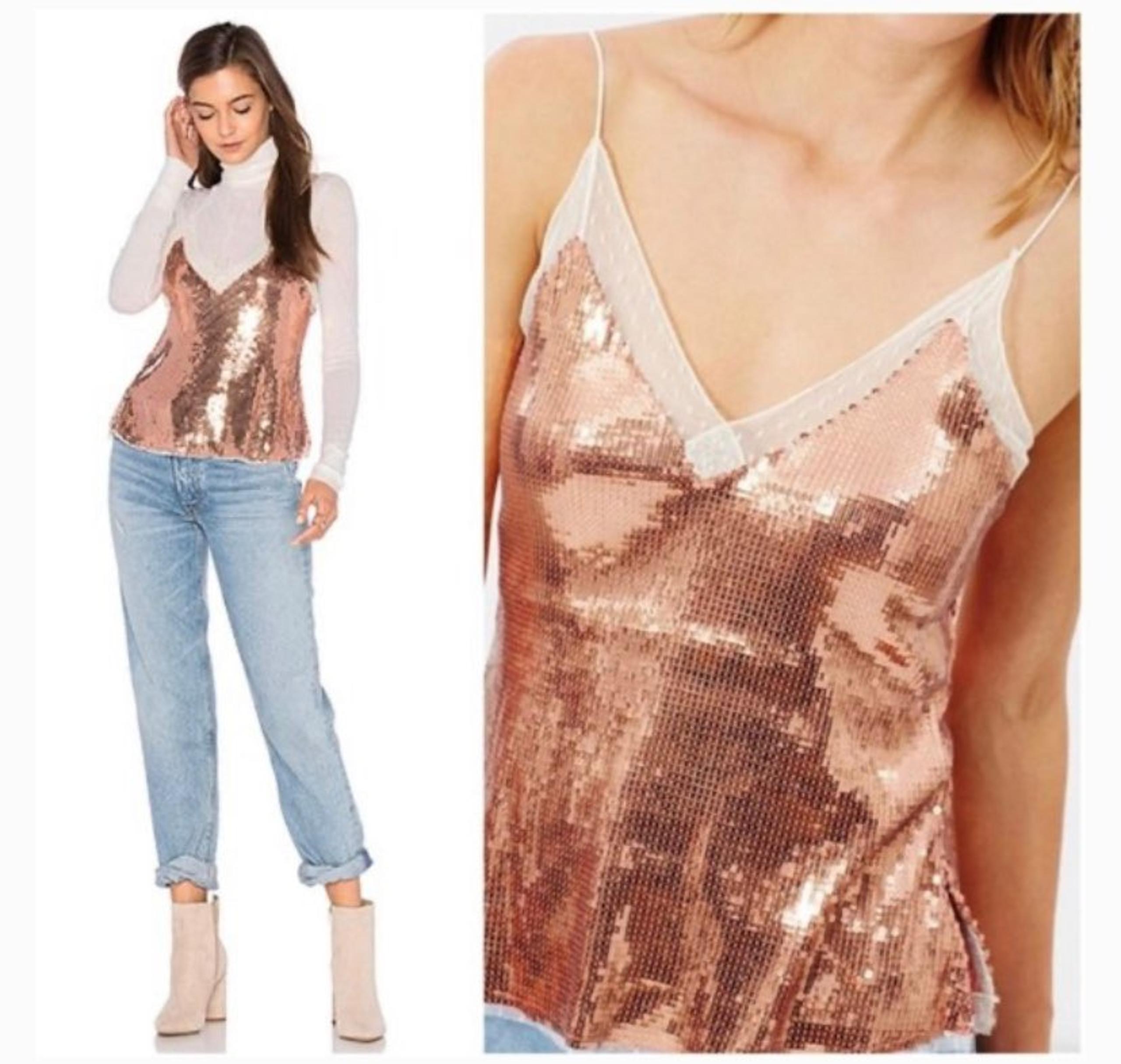 Free people sequin tank