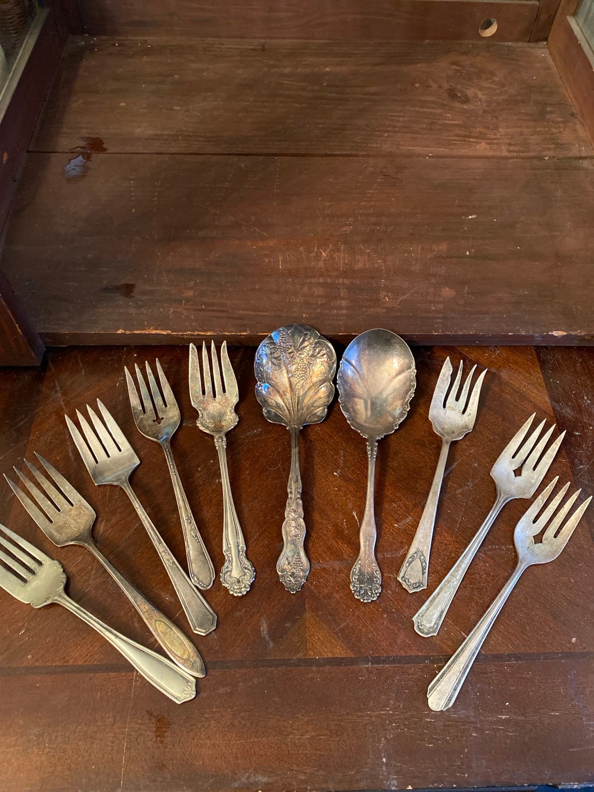 Vintage Miscellaneous Set of Serving & Flatware Utensils