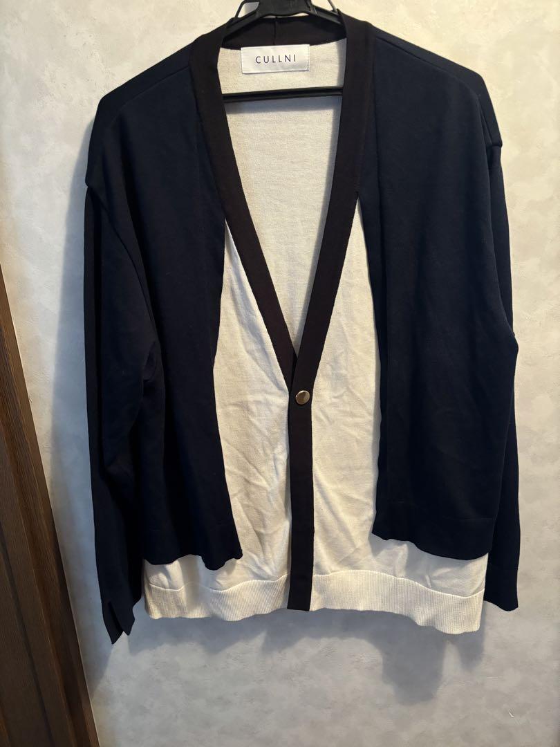 Retail price 36,000 yen CULLNI 21-AW-043 Layered Cardigan Size 2