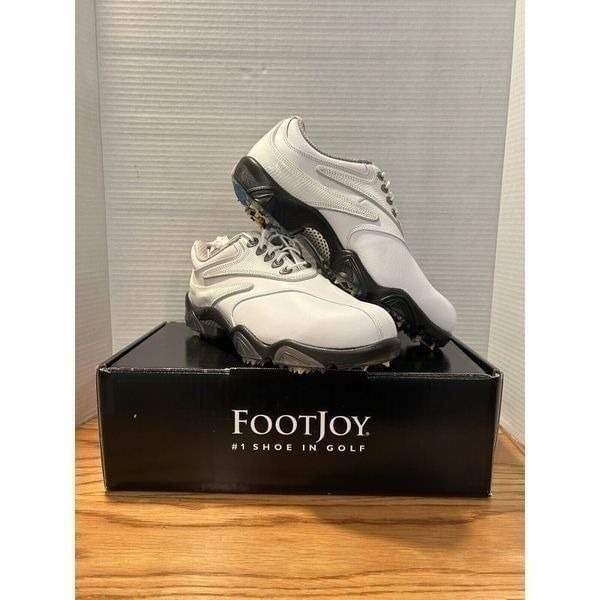 FootJoy SYNR-G Mens Golf Shoes Memory Foam Optiflex 53883 Black & White Size 8 X