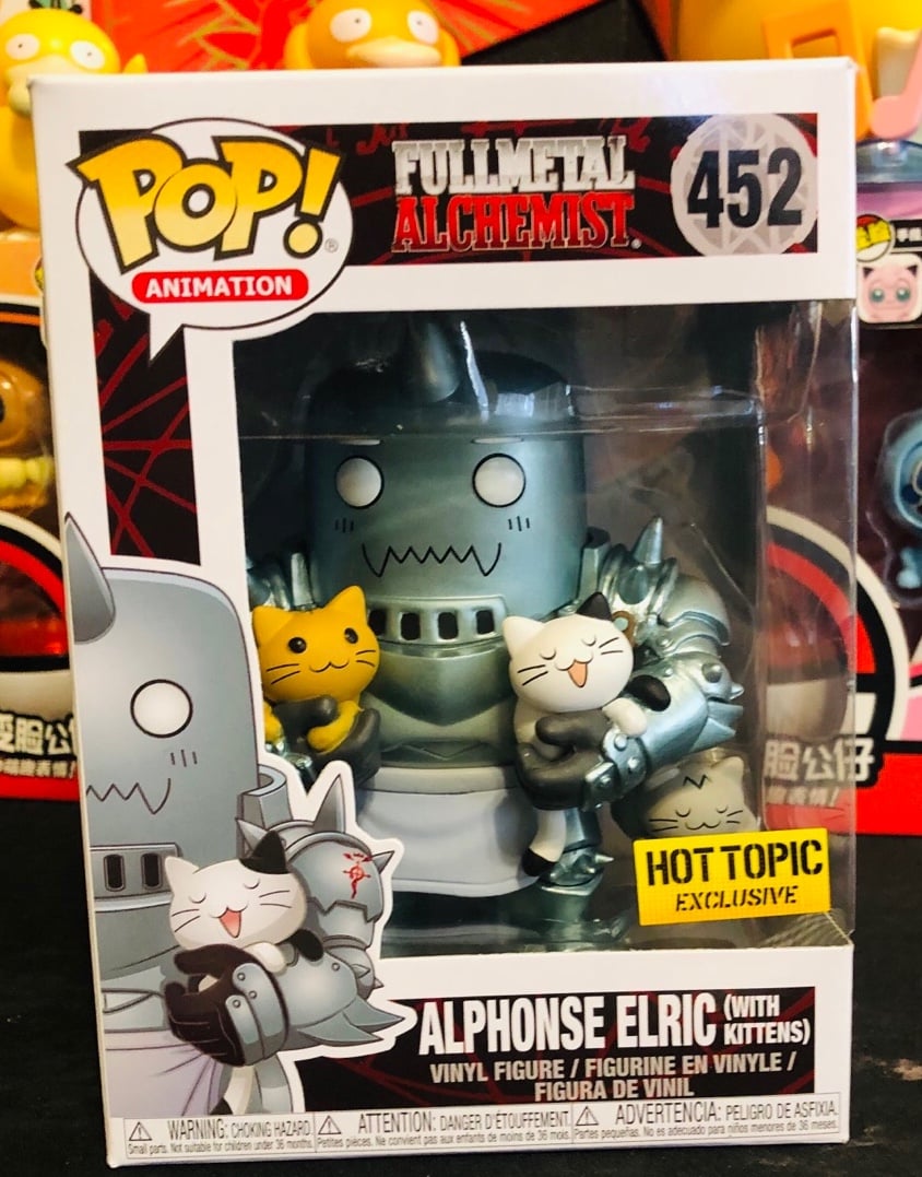 Alphonse Elric with Kittens Funko Pop! - FullMetal Alchemist
