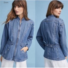 ELEVENES | ANTHROPOLOGIE Denim / Jean Jacket Small