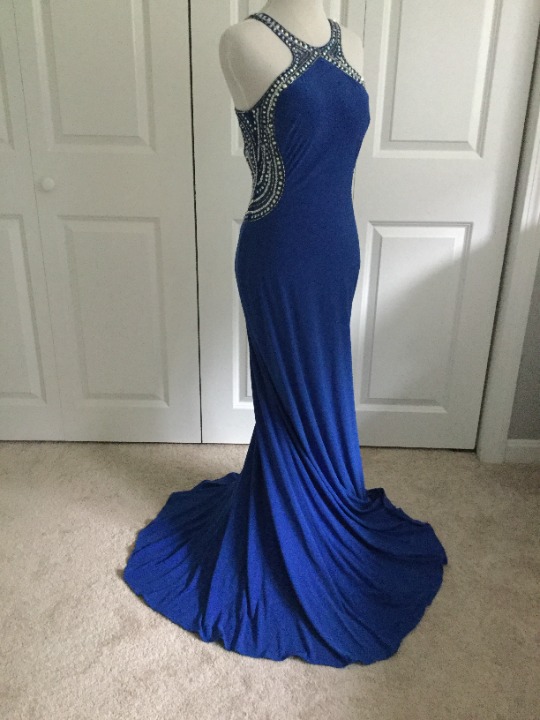 ROYAL BLUE PROM DRESS SZ 5
