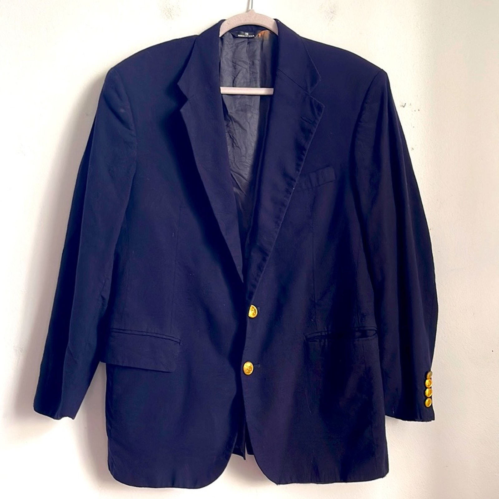 Vintage Polo University Ralph Lauren wool 2 button single vent sport coat blazer