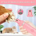 Cordless Silent Pet Nail Grinder Small Dog Trimmer Puppy Paws, Puppy Shaver-SE2D
