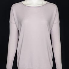 VINCE Cashmere Perforated Back Sweater