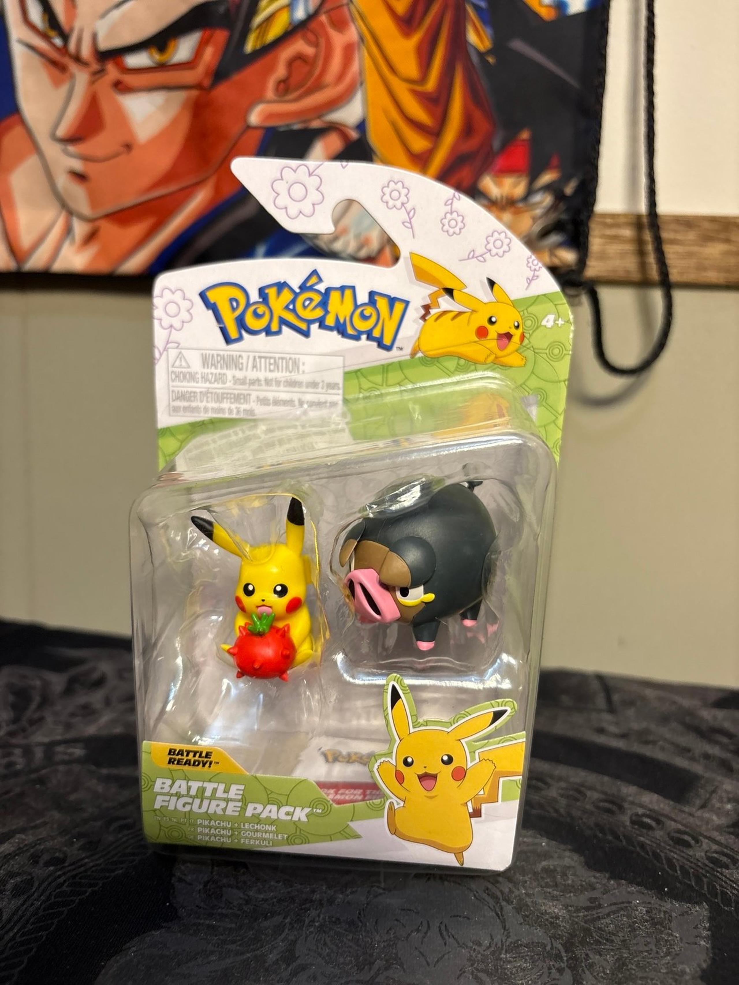 Pokemon Battle Figure Pack Pikachu & Lechonk Sealed 2024 Jazwares