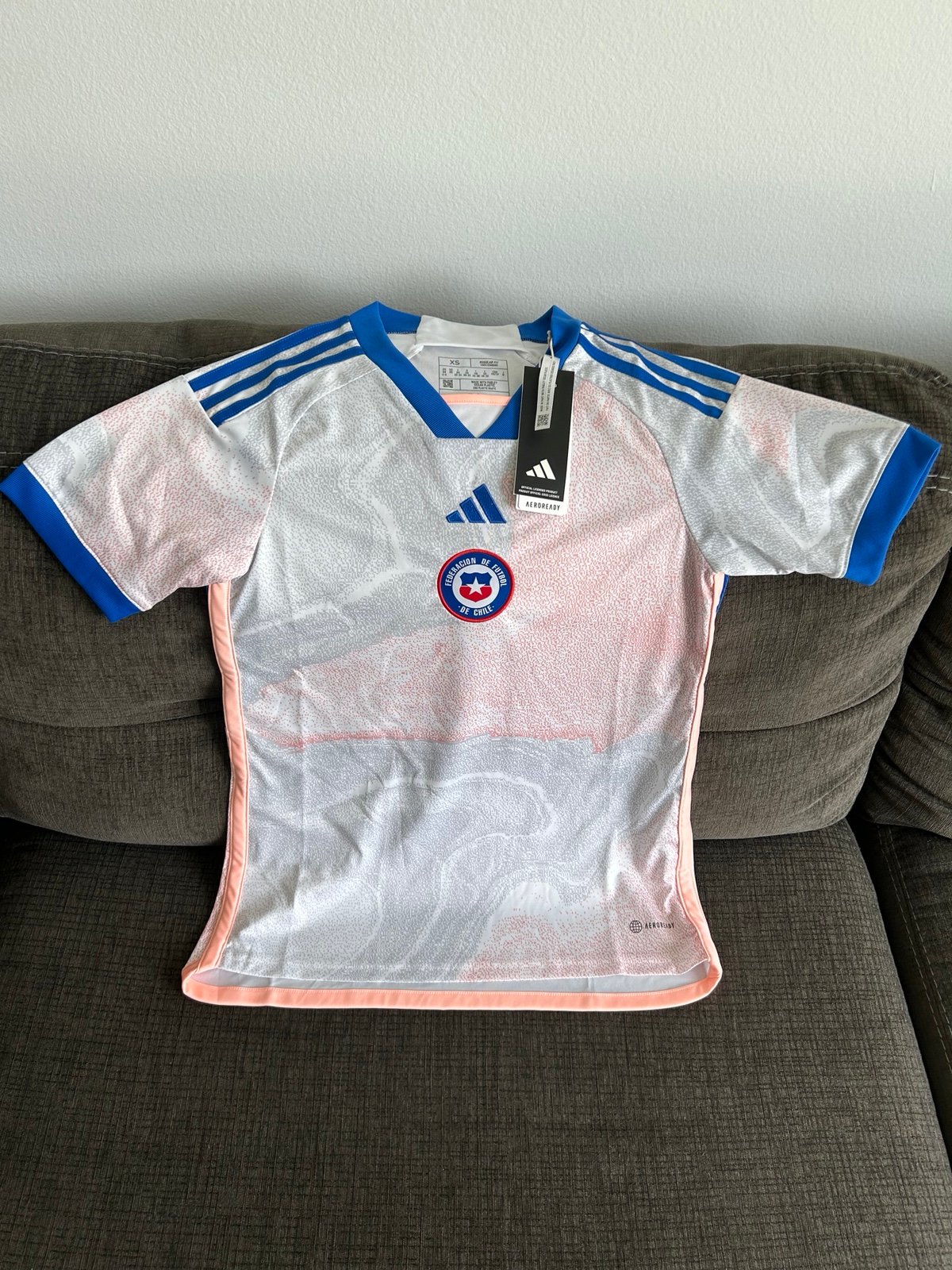 Adidas Authentic Chile National Team IA2521 Futbol Soccer Jersey Women’s Sz: XS