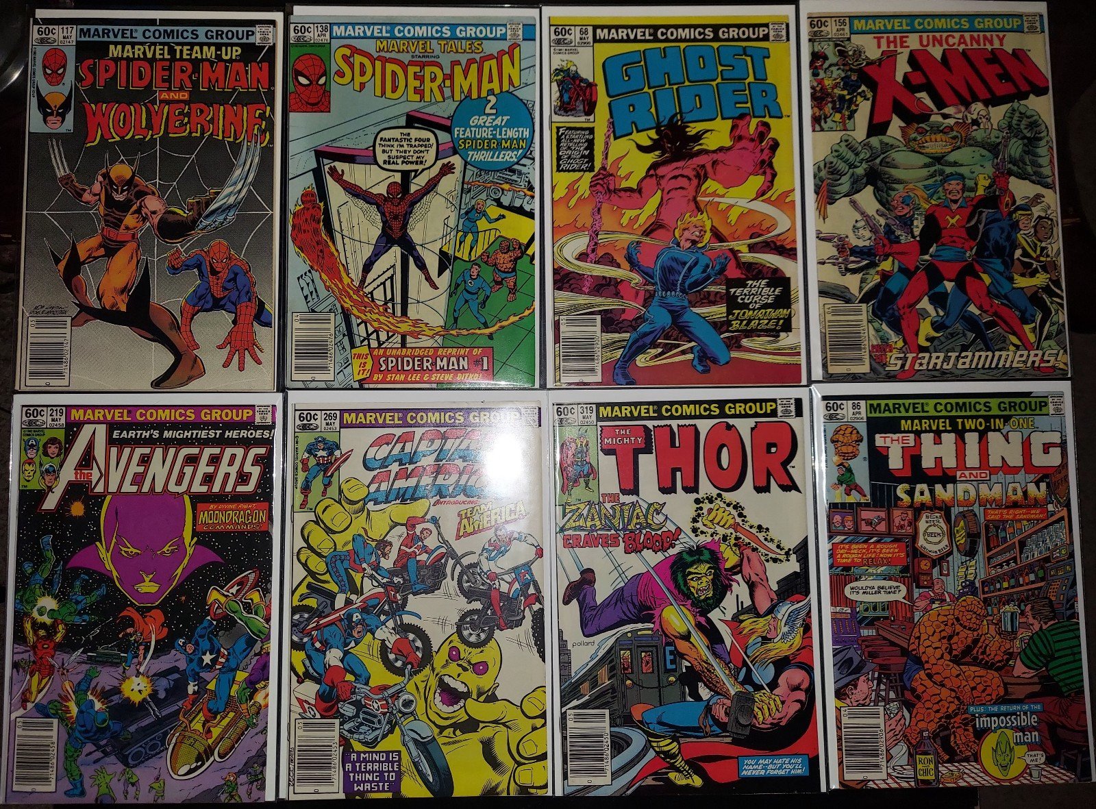 Unread Newsstand Key Comic Lot