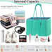 Neoprene Multipurpose Beach Bag Tote with Inner Zipper Pocket