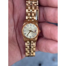 Bulova C960496 Diamond Accent Gold Tone Women’s Watch. New Battery.