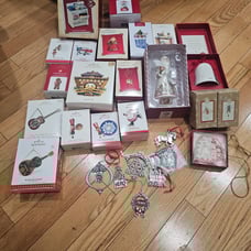 Large Hallmark Ornaments Lot