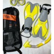Speedo Junior Reef Scout Mask Snorkel Fin Set Size L/XL Ages 6-14 NEW