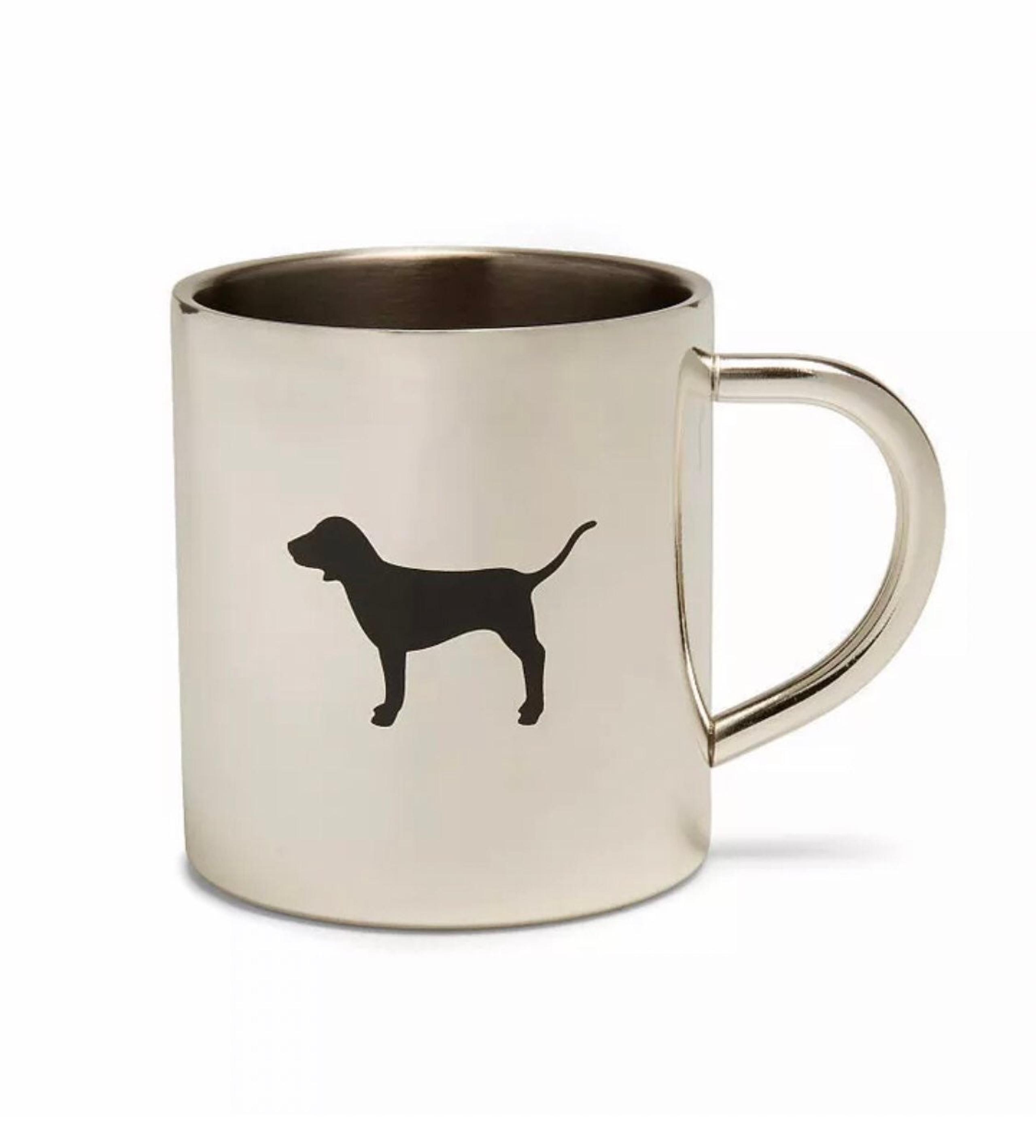 Victoria's Secret PINK Dog Logo Metal 14 fl oz Mug.