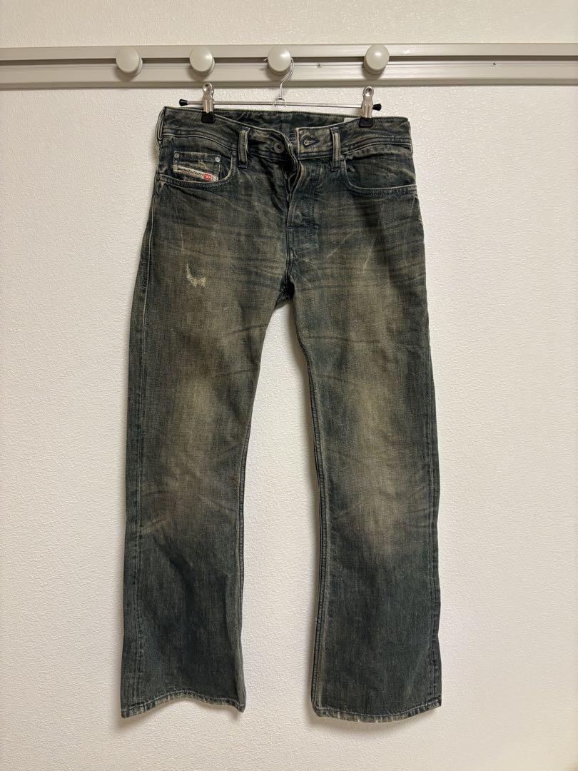 Diesel Zathan Dark Blue Flare Jeans