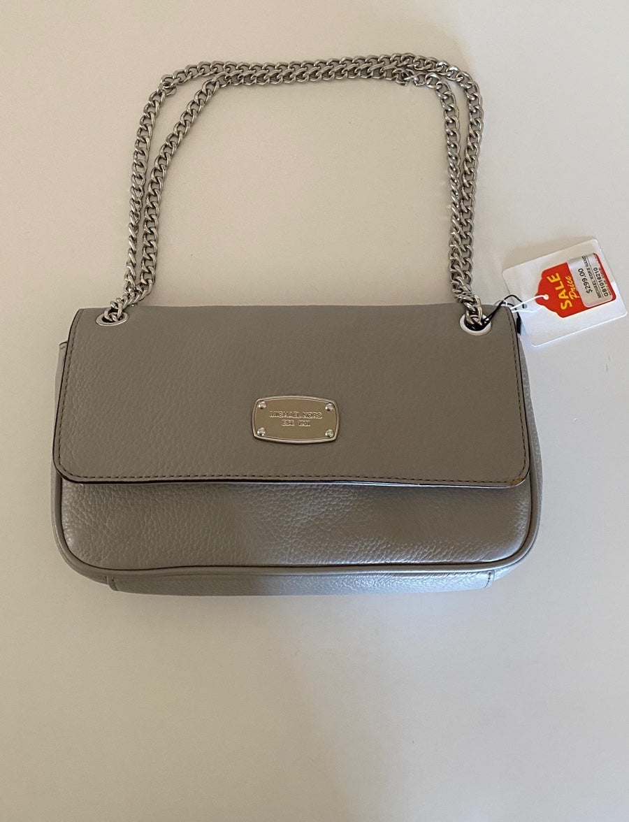 Michael Kors shoulder bag grey leather