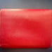 PRADA Saffiano Leather Red Bi-Fold Wallet-Preowned