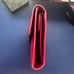 PRADA Saffiano Leather Red Bi-Fold Wallet-Preowned