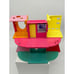 Large lot Vintage Polly Pocket Designer Mall dolls clothing etc