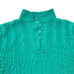 Vintage 1960s 1970s Hand Loomed Green Fitted Sweater