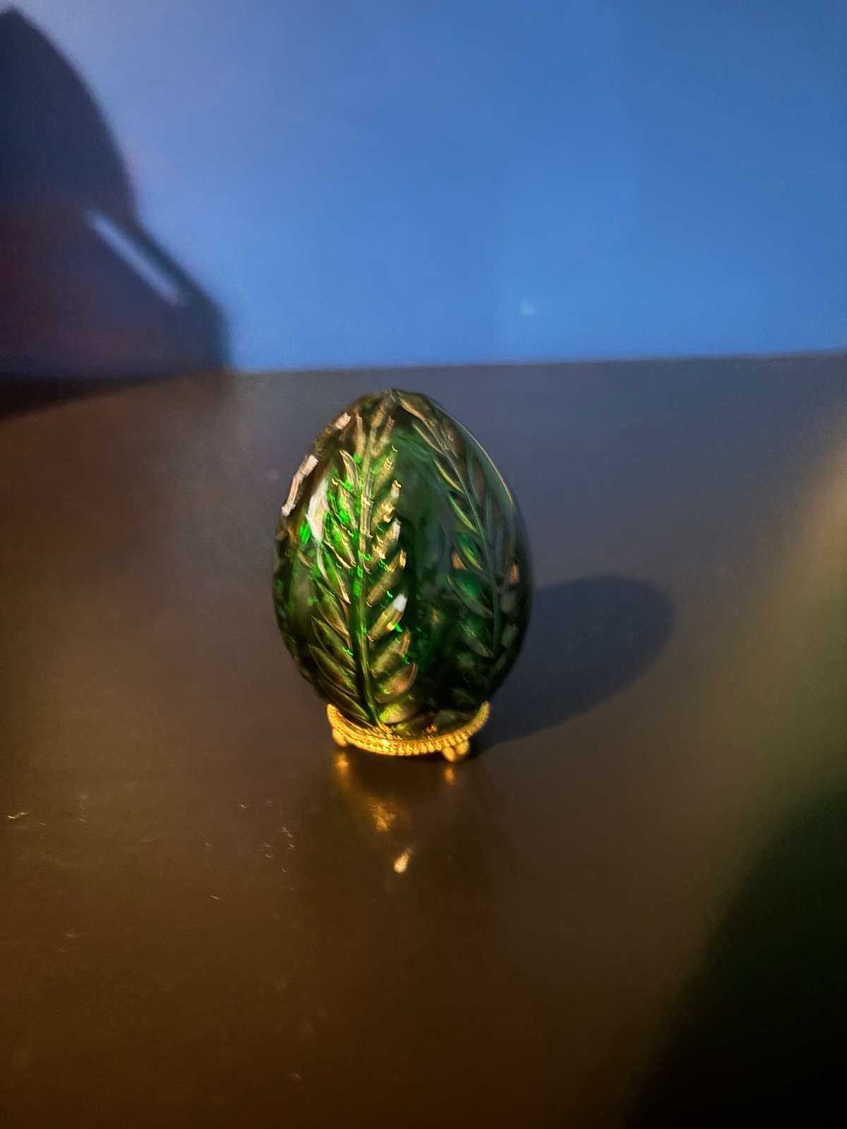 Fabergè Green Crystal Petite Egg 1555