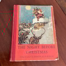 First Edition The Night Before Christmas Book