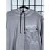 Hugo Boss Hoodie Cargo Cotton Tracksuit Sweat Suit Mens XL Metalic Silver Jogger