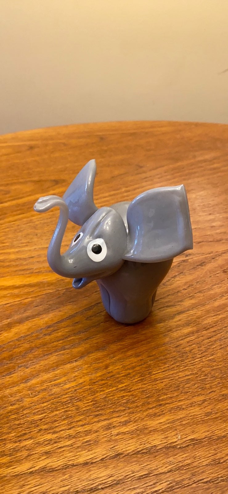 Peter Layton glass elephant figurine.