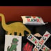 Ready to hang dinosaur decorations