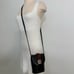 Brighton One World Leather Small Bucket Bag Crossbody Mini Black Brown Woven