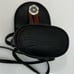 Brighton One World Leather Small Bucket Bag Crossbody Mini Black Brown Woven