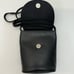 Brighton One World Leather Small Bucket Bag Crossbody Mini Black Brown Woven
