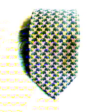RARE Vintage Burberry London mens tie with blue cars and one yellow, silk